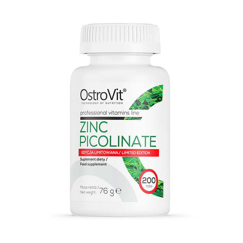 OSTROVIT ZINC PICOLINATE 200 tabl Limited Edition OSTROVIT ZINC PICOLINATE 200 tabl Limited Edition