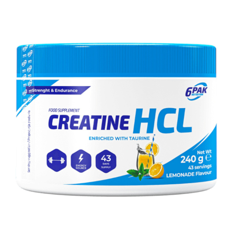 6PAK CREATINE HCL 240g Lemonade 6PAK CREATINE HCL 240g Lemonade