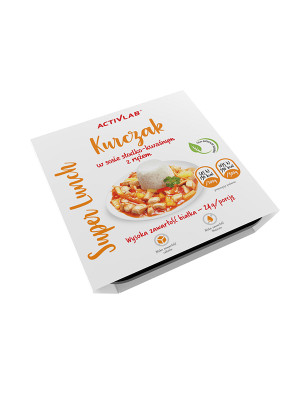 ACTIVLAB KURCZAK W SOSIE SŁ.- KW, Z RYŻEM - 300g