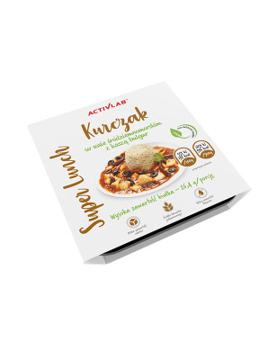 ACTIVLAB KURCZAK W SOSIE ŚRÓDZIEMN. Z KASZĄ - 300g
