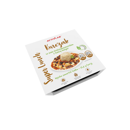 ACTIVLAB KURCZAK W SOSIE ŚRÓDZIEMN. Z KASZĄ - 300g