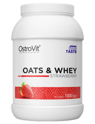 OSTROVIT OATS & WHEY 1000g truskawka