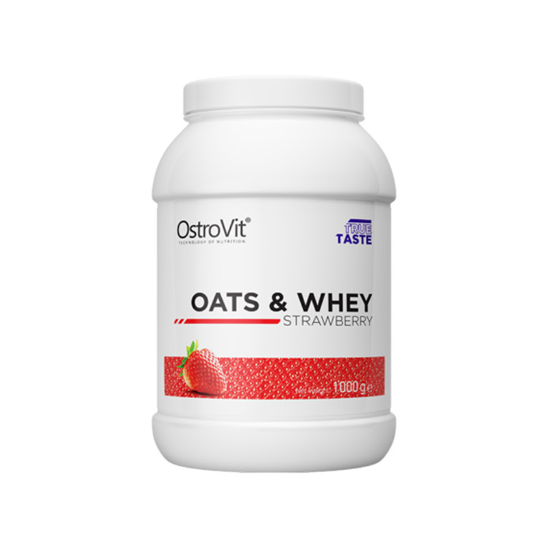 OSTROVIT OATS & WHEY 1000g truskawka