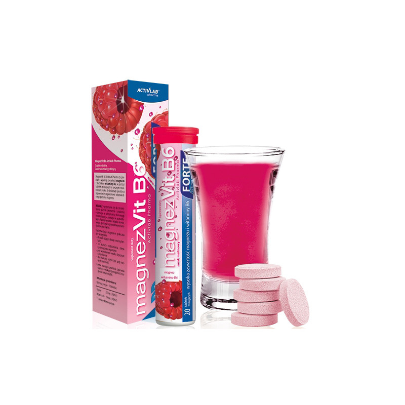 ACTIVLAB PHARMA MAGNEZVIT 20 tabl. malina ACTIVLAB PHARMA MAGNEZVIT 20 tabl. malina