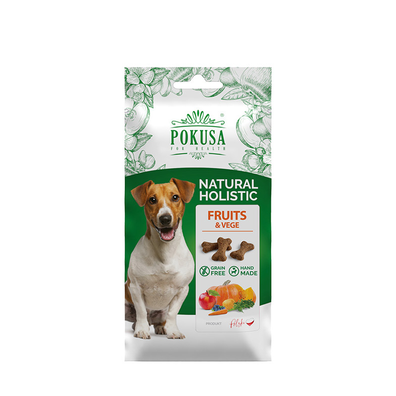 POKUSA FUN&MNIAM PSIASTECZKA FRUITS&VEGE 50g POKUSA FUN&MNIAM PSIASTECZKA FRUITS&VEGE 50g
