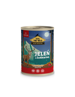 POKUSA KARMA MOKRA JELEŃ Z ŻURAWINĄ 800g