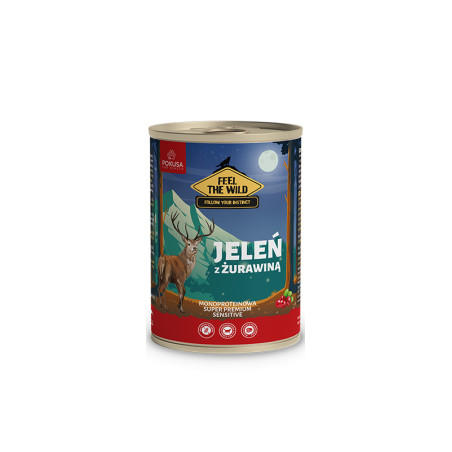 POKUSA KARMA MOKRA JELEŃ Z ŻURAWINĄ 800g