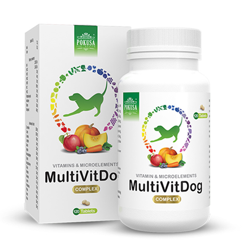 POKUSA GREENLINE MULTIVIT DOG - 120tabl POKUSA GREENLINE MULTIVIT DOG - 120tabl