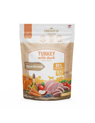 POKUSA KARMA SUCHA PREM. INDYK Z KACZKĄ 1kg ADULT