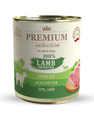 POKUSA KARMA MOKRA PREM. SEL. 100% jagnięcina-800g
