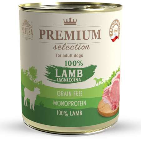 POKUSA KARMA MOKRA PREM. SEL. 100% jagnięcina-800g