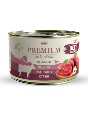 POKUSA KARMA MOKRA PREM. SEL. 100% wołowina-400g