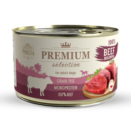 POKUSA KARMA MOKRA PREM. SEL. 100% wołowina-400g