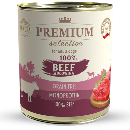 POKUSA KARMA MOKRA PREM. SEL. 100% wołowina-850g