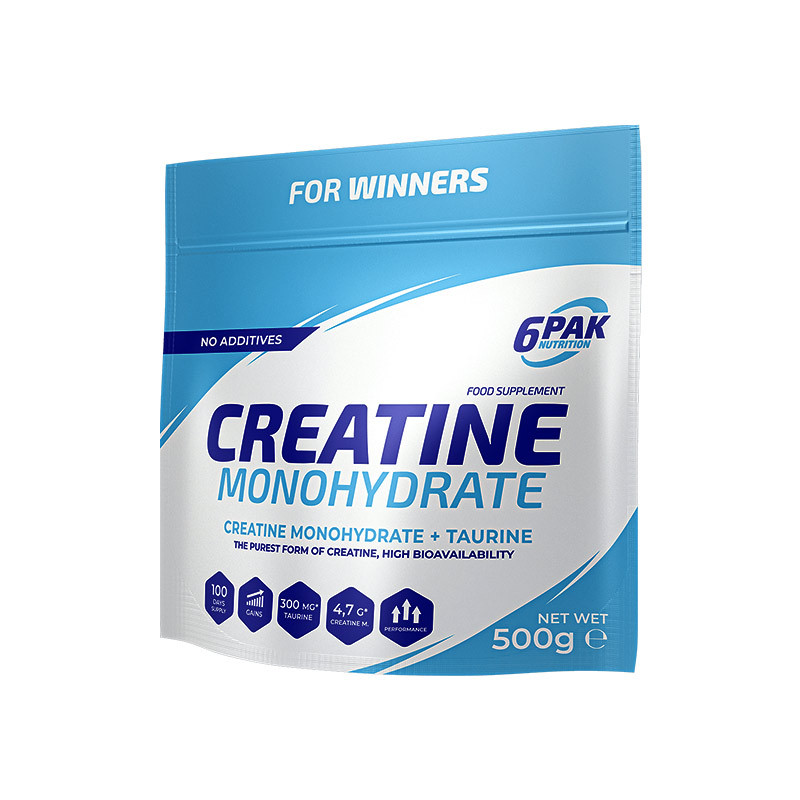 6PAK CREATINE MONOHYDRATE 500g bag 6PAK CREATINE MONOHYDRATE 500g bag