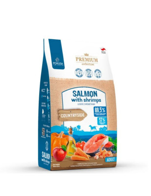 POKUSA KARMA SUCHA PREM. ŁOSOŚ Z KREWET.3kg ADULT