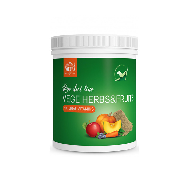 POKUSA RAWDIETLINE VEGE HERBS & FRUIT 1000g