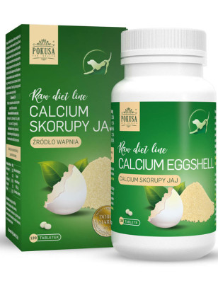 POKUSA RAWDIETLINE CALCIUM EGGSHELL SKOR. JAJ 120t