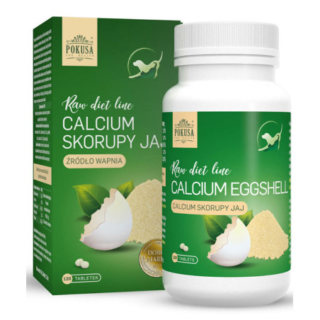 POKUSA RAWDIETLINE CALCIUM EGGSHELL SKOR. JAJ 120t