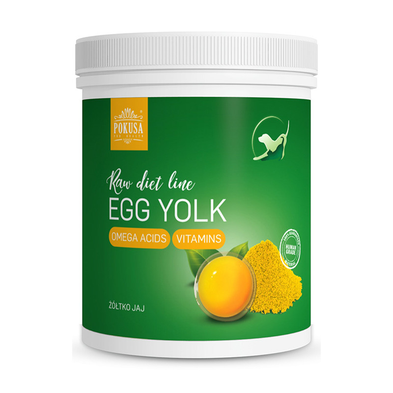 POKUSA RAWDIETLINE EGG YOLK ŻÓŁTKO JAJA KURZ. 800g POKUSA RAWDIETLINE EGG YOLK ŻÓŁTKO JAJA KURZ. 800g