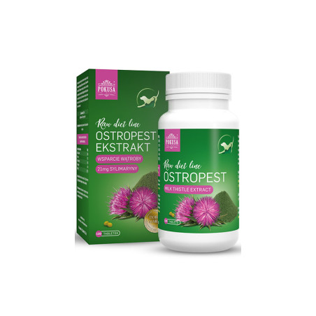 POKUSA RAWDIETLINE OSTROPEST/MILK THISTLE 120tabl 