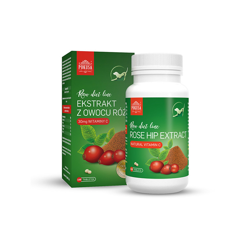 POKUSA RAWDIETLINE ROSEHIP EXTRACT 120tabl POKUSA RAWDIETLINE ROSEHIP EXTRACT 120tabl