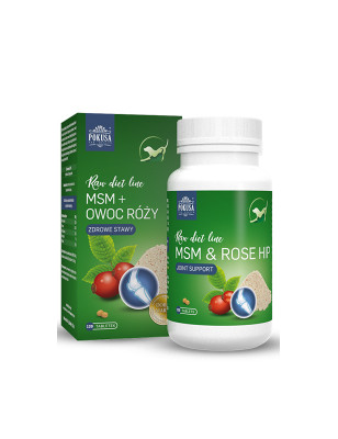 POKUSA RAWDIETLINE ROSEHIP & MSM 120tabl