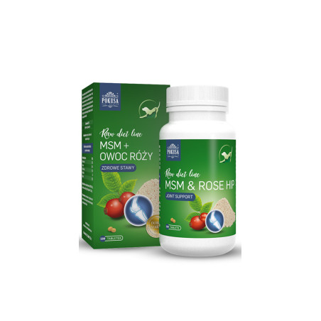 POKUSA RAWDIETLINE ROSEHIP & MSM 120tabl