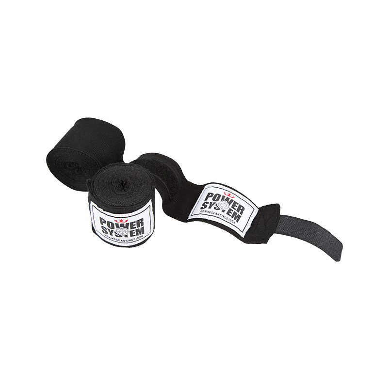 POWER-SYSTEM BANDAZ BOXING WRAPS-BLACK-4M