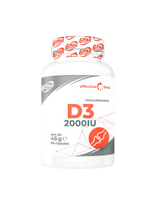 6PAK D3 2000IU - 90kaps