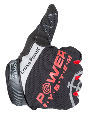 POWER-SYSTEM RĘKAWICZKI CROSS POWER-BLACK-L