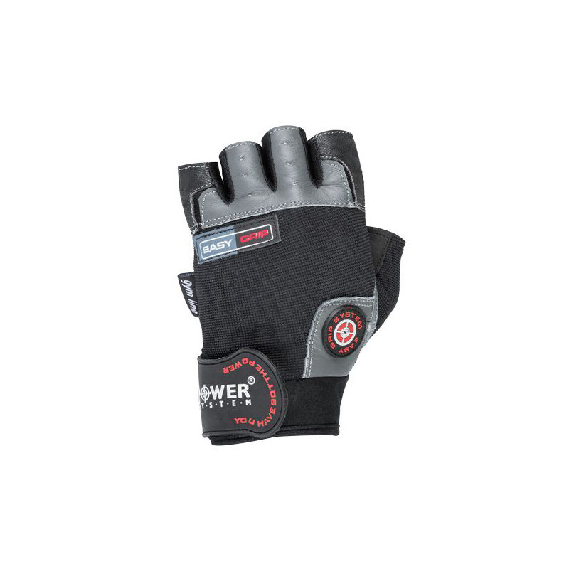 POWER-SYSTEM RĘKAWICZKI EASY GRIP-BLACK GREY-L POWER-SYSTEM RĘKAWICZKI EASY GRIP-BLACK GREY-L