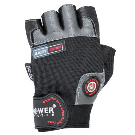 POWER-SYSTEM RĘKAWICZKI EASY GRIP-BLACK GREY-L