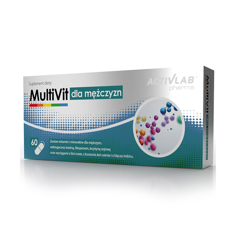 ACTIVLAB PHARMA MULTIVIT DLA MĘŻCZYZN - 60kaps ACTIVLAB PHARMA MULTIVIT DLA MĘŻCZYZN - 60kaps