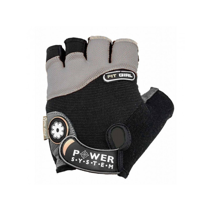 POWER-SYSTEM RĘKAWICZKI FIT GIRL-GREY-L