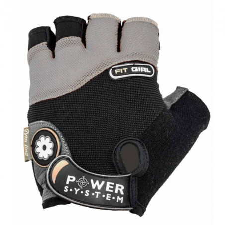 POWER-SYSTEM RĘKAWICZKI FIT GIRL-GREY-L