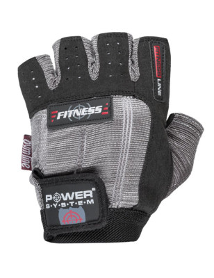 POWER-SYSTEM RĘKAWICZKI FITNESS-BLACK GREY-L