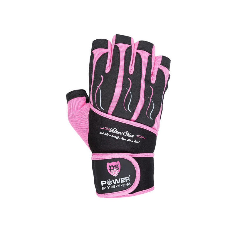 POWER-SYSTEM RĘKAWICZKI FITNESS CHICA-PINK-L POWER-SYSTEM RĘKAWICZKI FITNESS CHICA-PINK-L