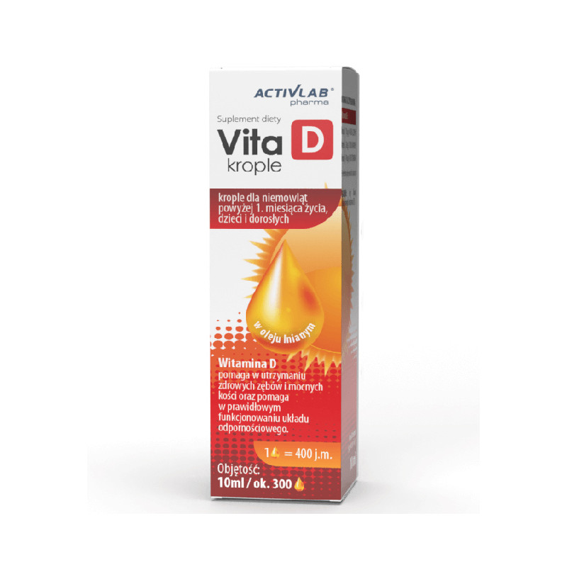 ACTIVLAB PHARMA VITA D3 10 ml krople ACTIVLAB PHARMA VITA D3 10 ml krople
