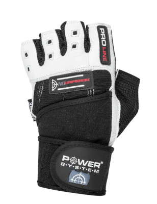 POWER-SYSTEM RĘKAWICZKI NO COMPRO-WHITE BLACK-L