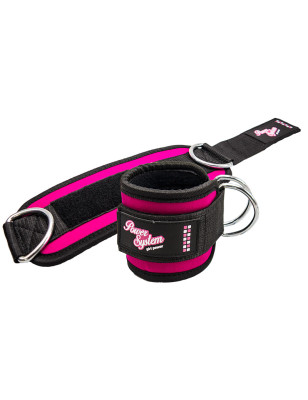 POWER-SYSTEM OPASKA ANKLE STRAPS GYM BABE-PINK