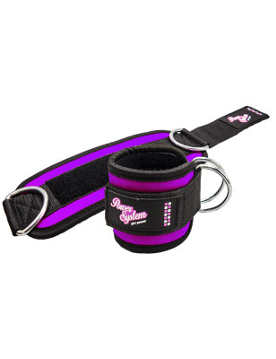 POWER-SYSTEM OPASKA ANKLE STRAPS GYM BABE-PINK
