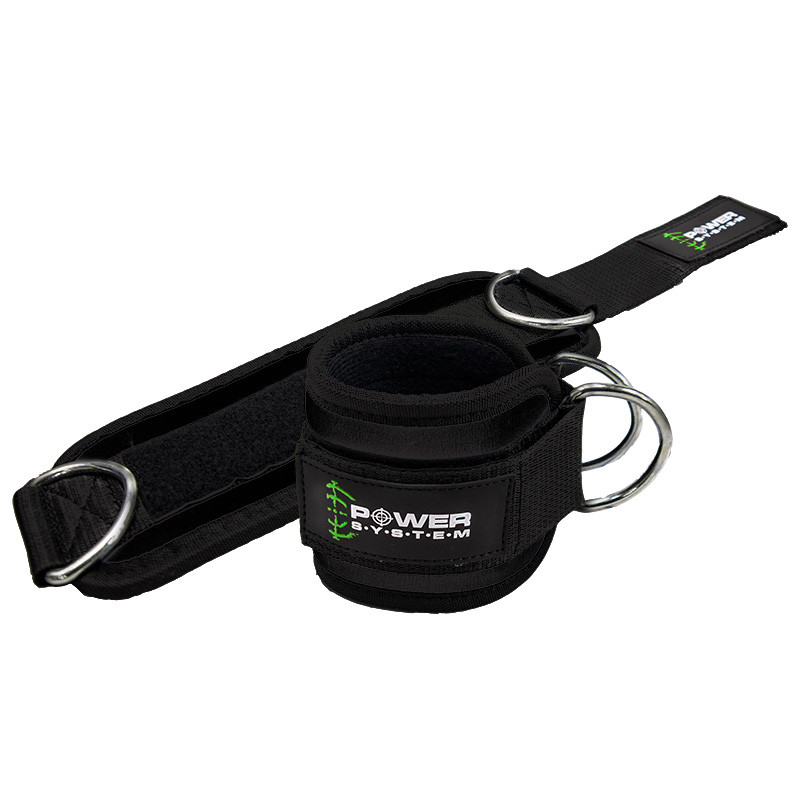 POWER-SYSTEM OPASKA ANKLE STRAPS GYM GUY-GREEN