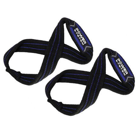 POWER-SYSTEM PASKI FIGURE 8 STRAPS-BLACK/BLUE L/XL