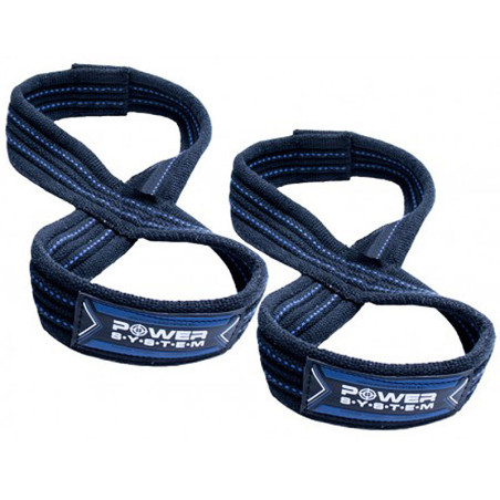 POWER-SYSTEM PASKI FIGURE 8 STRAPS-BLACK/BLUE L/XL