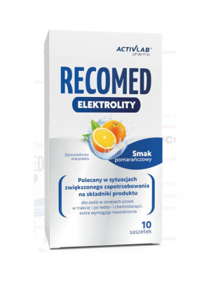 ACTIVLAB RECOMED ELEKTROLITY - poamarańcza 10x14g