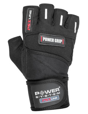 POWER-SYSTEM RĘKAWICZKI POWER GRIP-BLACK-L
