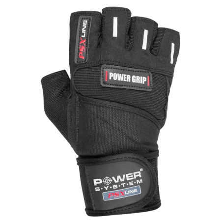 POWER-SYSTEM RĘKAWICZKI POWER GRIP-BLACK-L
