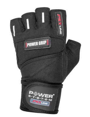 POWER-SYSTEM RĘKAWICZKI POWER GRIP-BLACK-L