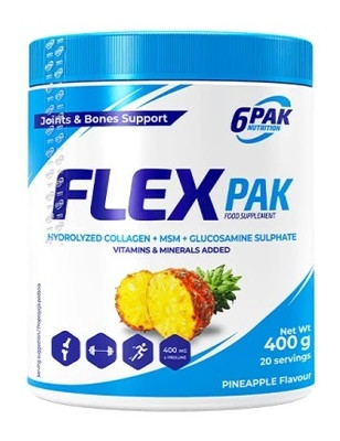 6PAK FLEX PAK 400g Pineapple
